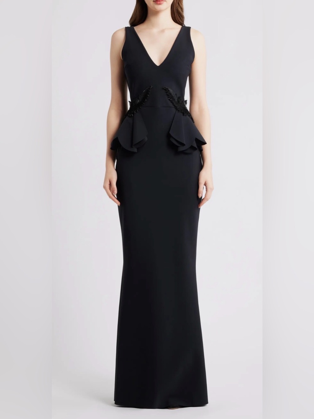 Chiara Boni La Petite Mermaid gown Robe Nawa Gown Size 42/US 6